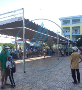 Mái xếp cho trường học, sân chơi tại Vũng Tàu