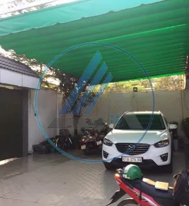 Mái xếp cho nhà để xe tại Vũng Tàu