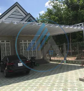 Mái xếp cho nhà để xe tại Vũng Tàu