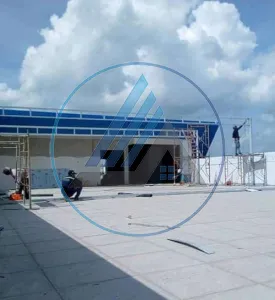 Mái xếp cho nhà xưởng, khu công nghiệp
