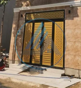 Mẫu cửa sắt CNC hoa văn đẹp