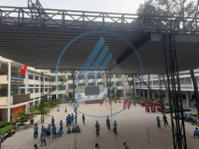 Mái xếp cho trường học, sân chơi tại Vũng Tàu