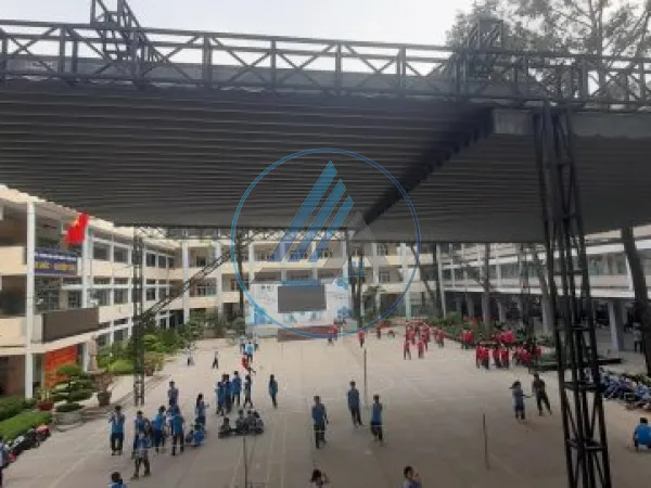 Mái xếp cho trường học, sân chơi tại Vũng Tàu
