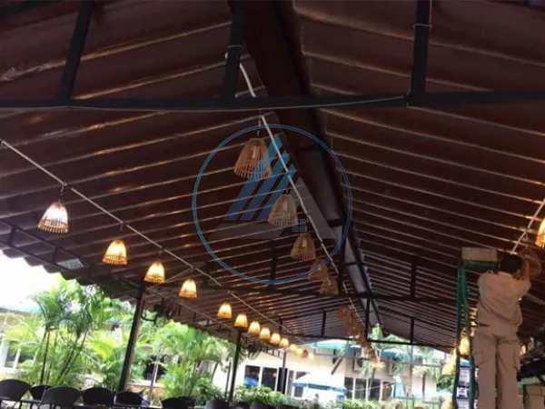 Mái xếp di động quán Cafe Tại Vũng Tàu