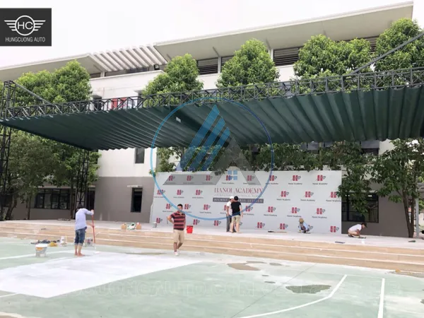 Mái xếp cho trường học, sân chơi tại Vũng Tàu