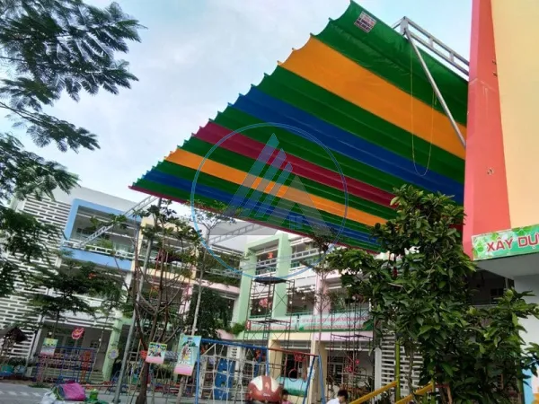 Mái xếp cho trường học, sân chơi tại Vũng Tàu