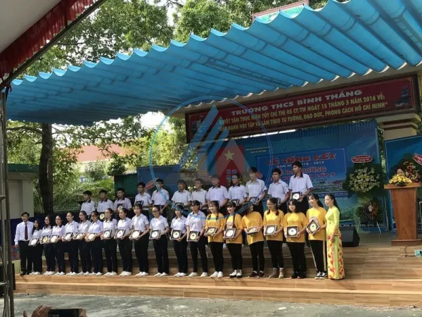 Mái xếp cho trường học, sân chơi tại Vũng Tàu