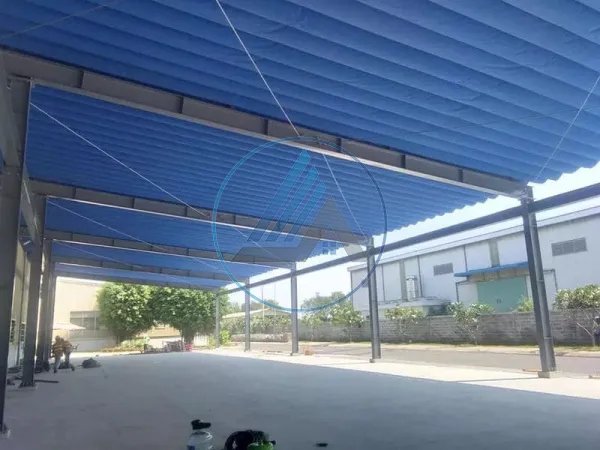 Mái xếp cho nhà để xe tại Vũng Tàu