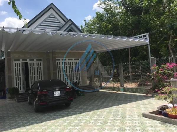Mái xếp cho nhà để xe tại Vũng Tàu