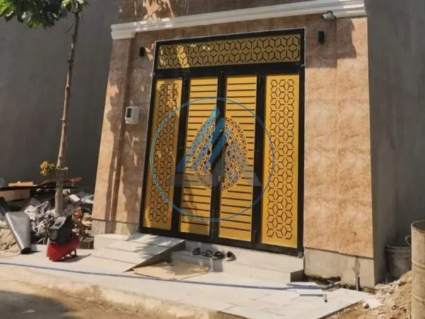Mẫu cửa sắt CNC hoa văn đẹp
